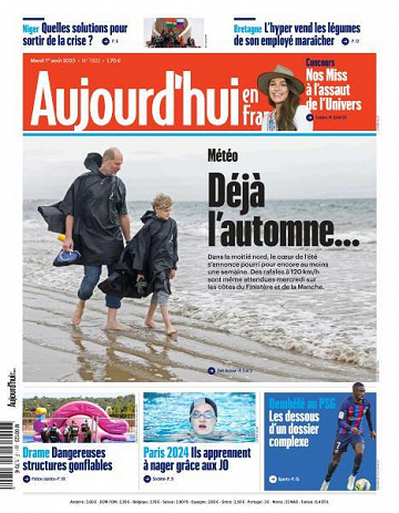 Aujourd’hui en France - 1er Août 2023