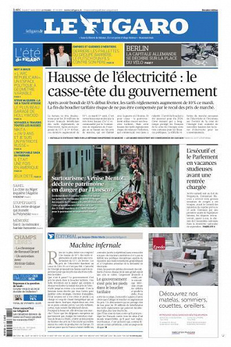 Le Figaro du Mardi 1er Août 2023