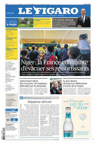 Le Figaro du Mercredi 2 Août 2023