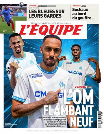 L’equipe du Mercredi 2 Août 2023