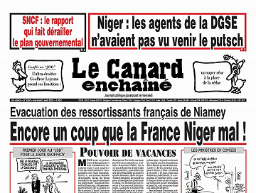 Le Canard enchaîné Du Mercredi 2 Août 2023 - N° 5360