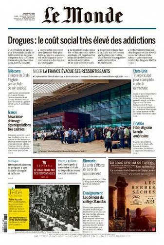 Le Monde du Jeudi 3 Août 2023