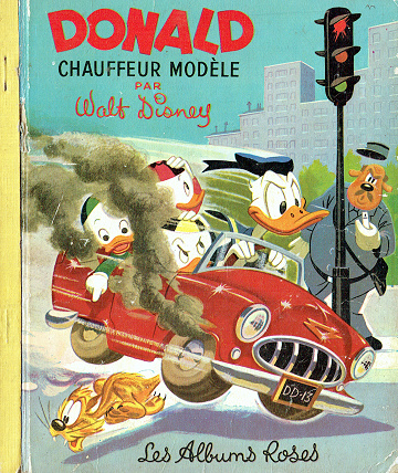 Les albums roses 1956 Donald chauffeur modele