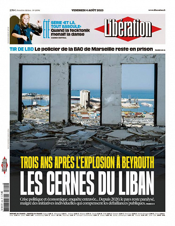 Libération du Vendredi 4 Août 2023
