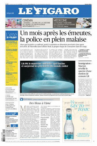Le Figaro du Vendredi 4 Août 2023