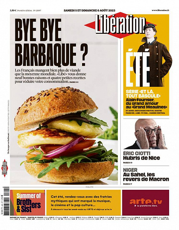 Libération du Samedi 5 et Dimanche 6 Août 2023