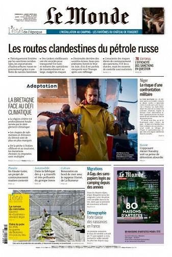 Le Monde du Dimanche 6 et Lundi 7 Août 2023