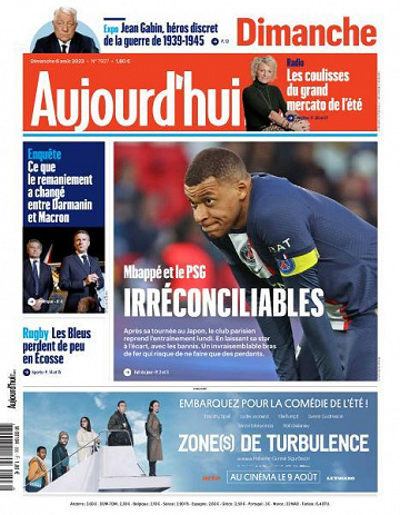 Aujourd’hui en France - 6 Août 2023