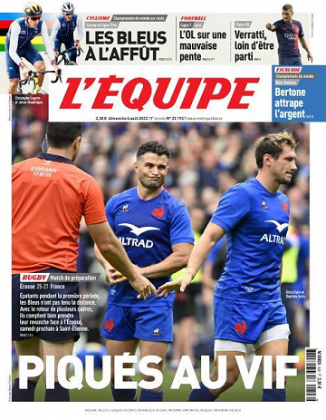 L’equipe du Dimanche 6 Août 2023