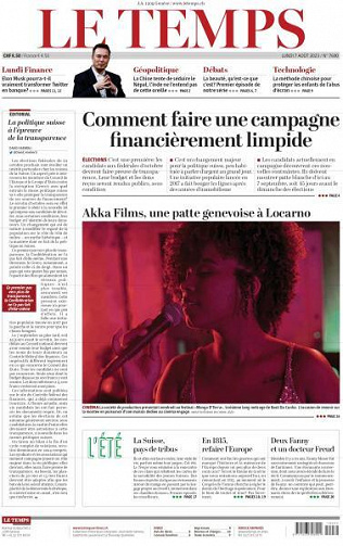 Le Temps - 7 Août 2023