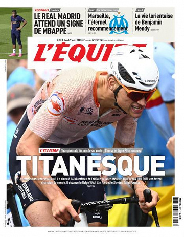 L’equipe du Lundi 7 Août 2023