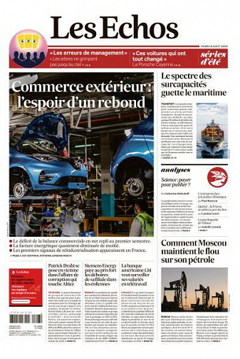 Les Echos du Mardi 8 Août 2023