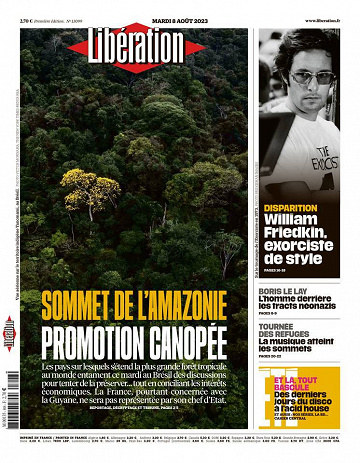 Libération du Mardi 8 Août 2023