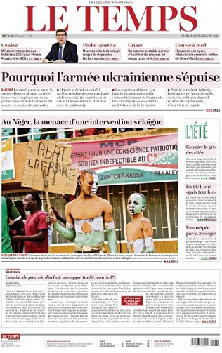 Le Temps - 8 Août 2023
