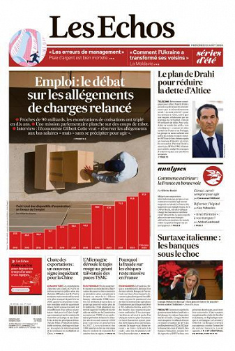 Les Echos du Mercredi 9 Août 2023