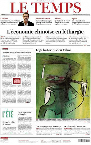 Le Temps - 9 Août 2023
