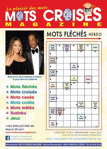 Mots Croisés Magazine - 3 Août 2023