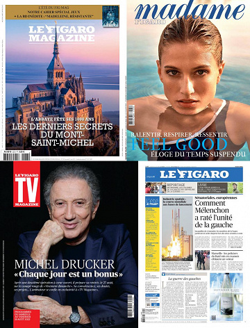 Pack Le Figaro et ses 3 suppléments - Vendredi 11 Août 2023
