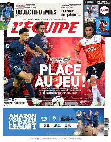 L’equipe du Samedi 12 Août 2023