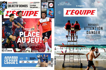 Pack L’Equipe + L’Equipe Magazine - 12 Août 2023