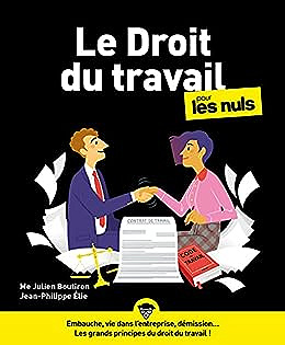 Le droit du travail pour les Nuls, grand format, 5è éd -  Julien Boutiron (2021)