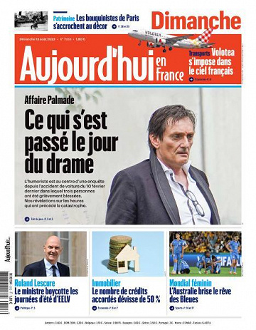 Aujourd’hui en France - 13 Août 2023