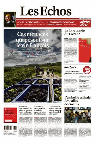 Les Echos du Lundi 14 Août 2023