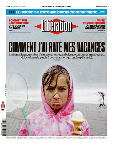 Libération du Lundi 14 Août 2023