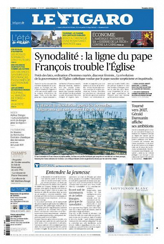 Le Figaro du Lundi 14 Août 2023