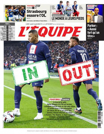 L’equipe du Lundi 14 Août 2023