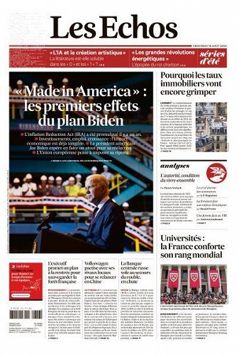 Les Echos du Mercredi 16 Août 2023