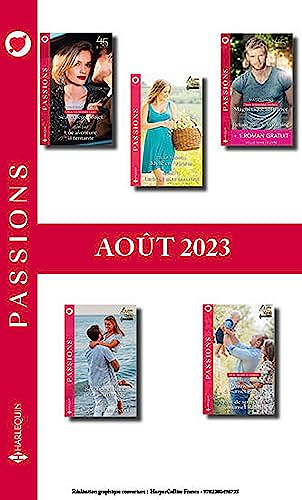 Pack mensuel Passions - 10 romans + 1 titre gratuit (Août 2023) - Collectif