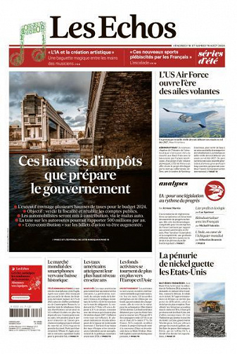Les Echos du Vendredi 18 et Samedi 19 Août 2023