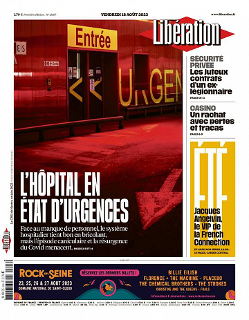 Libération du Vendredi 18 Août 2023