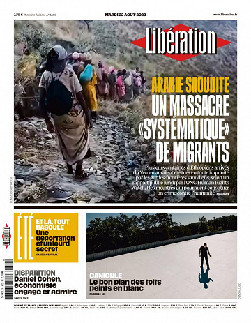 Libération du Mardi 22 Août 2023