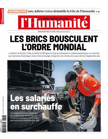 L’Humanite - 22 Août 2023