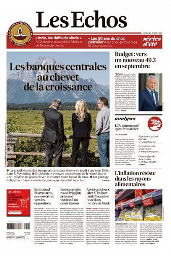 Les Echos du Jeudi 24 Août 2023