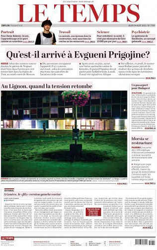 Le Temps - 24 Août 2023