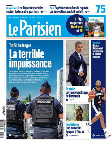 Le Parisien du - 25 Août 2023