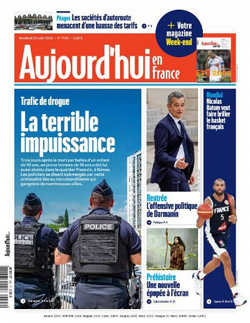 Aujourd’hui en France - 25 Août 2023