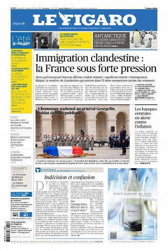 Le Figaro du Samedi 26 et Dimanche 27 Août 2023