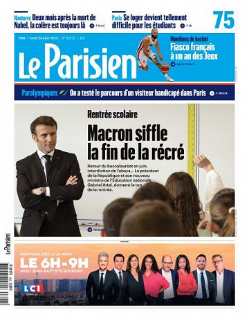 Le Parisien - 28 Août 2023