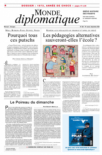 Le Monde Diplomatique N°834 – Septembre 2023
