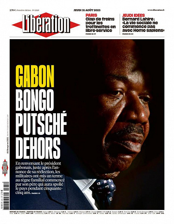 Libération du Jeudi 31 Août 2023