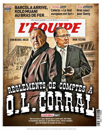 L’equipe du Jeudi 31 Août 2023