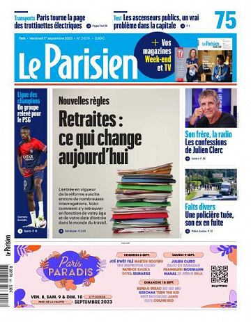 Le Parisien - 1er Septembre 2023