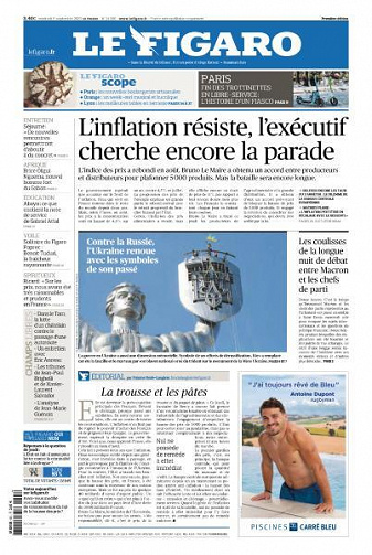 Le Figaro du Vendredi 1er Septembre 2023