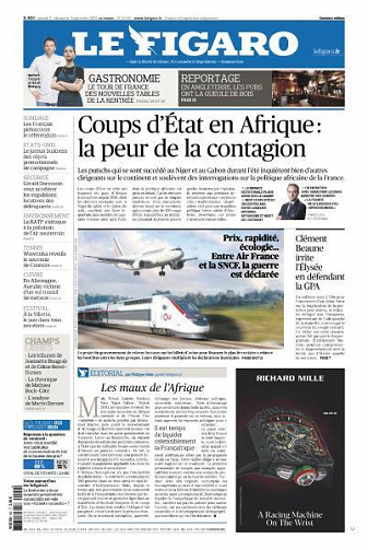 Le Figaro du Samedi 2 et Dimanche 3 Septembre 2023