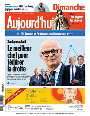 Aujourd’hui en France - 3 Septembre 2023