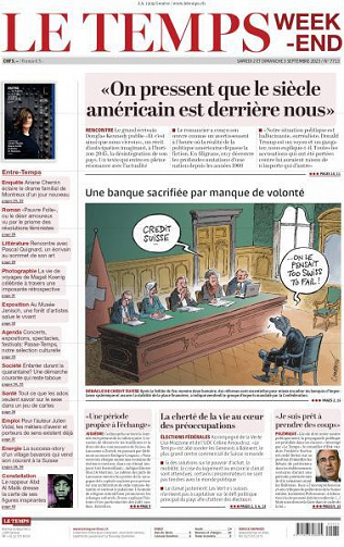 Le Temps - 2-3 Septembre 2023
